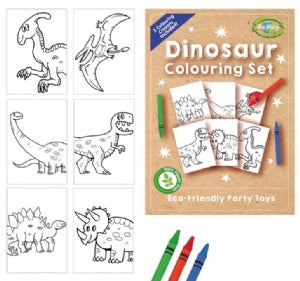 Play Dinosaur A6 Colouring Set
