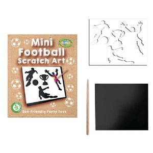 Play Football Mini Scratch Art - (12x10cm)