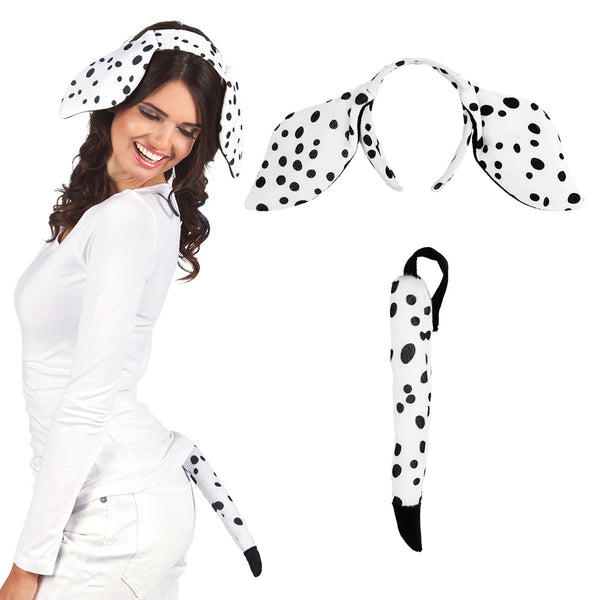 Set Dalmatian (tiara and tail)