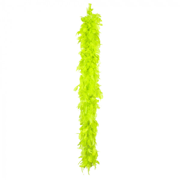 Feather boa neon green - (180 cm)