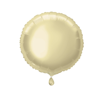 Solid Round Foil Balloon Gold - (18")