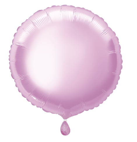 Solid Round Foil Balloon Pastel Pink - (18")