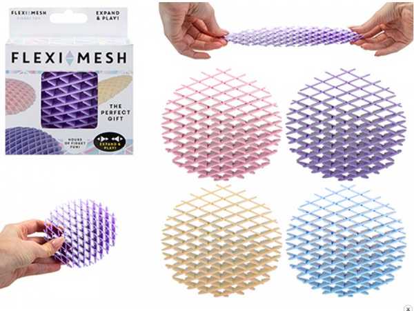 FLEXI MESH FIDGET TOY in 4 ASSORTED COLOURS