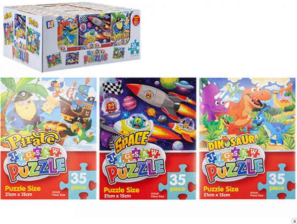 PUZZLE for BOY 35 PIECES IN 3 ASSORTED DESIGNS
