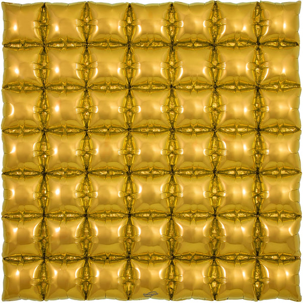 Gold 7x7 Waffle Balloon - (36" )