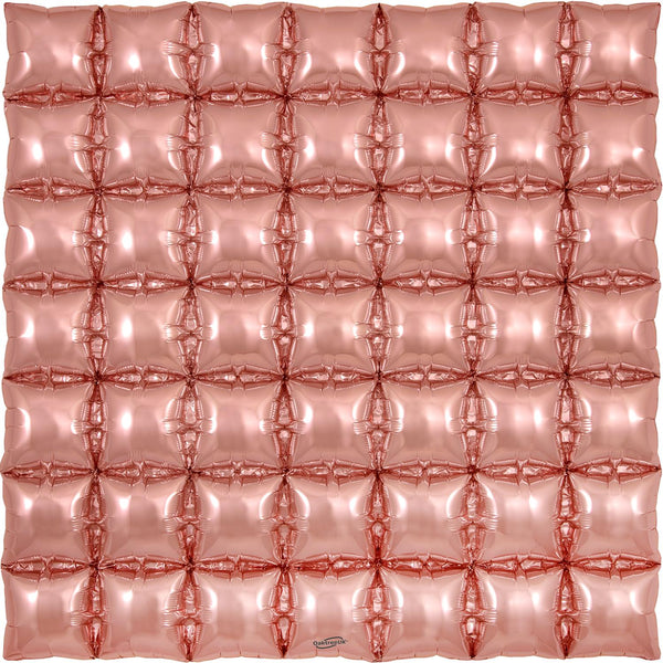 Rose Gold 7x7 Waffle Balloon - (36" )