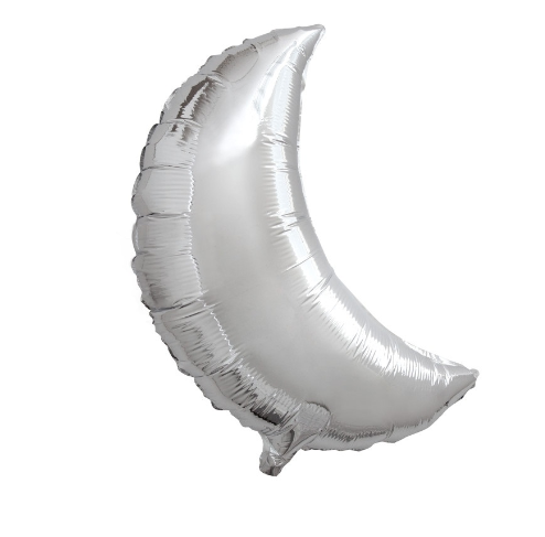 Moon-Shaped Foil Balloon Packaged - (23.5")