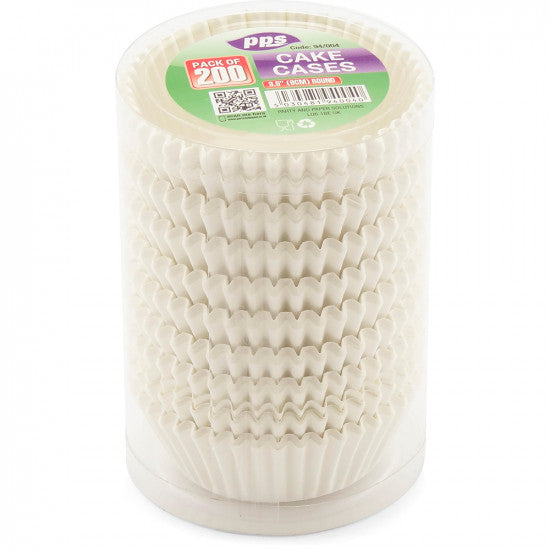 Baking Cake Cases White - (200 Pack)