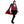 Load image into Gallery viewer, Cape Bloodlust black/red reversible - (120 cm)
