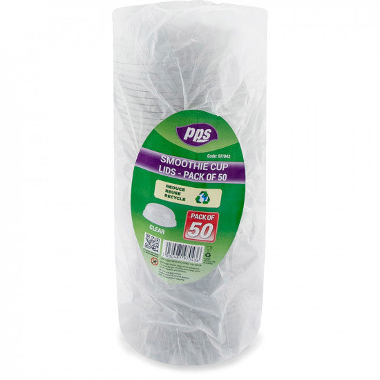 Drink Cups Smoothie Lid - (50 Pack)