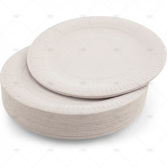 Plates Paper white 16cm - (100 Pack)