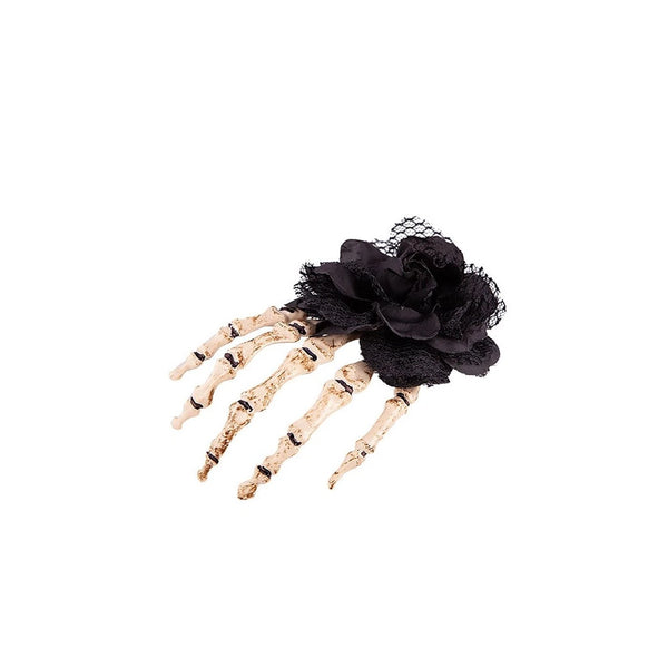 Skeleton Hand Hair Clip