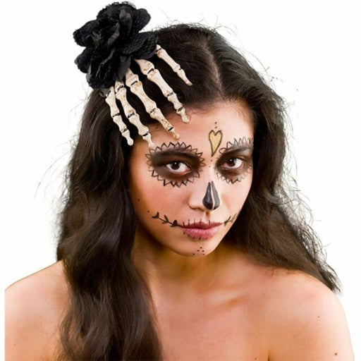 Skeleton Hand Hair Clip