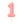 Load image into Gallery viewer, Age 1 Glitter Numeral Moulded Pick Candle Pink
