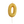 Load image into Gallery viewer, Age 0 Glitter Numeral Moulded Pick Candle Gold
