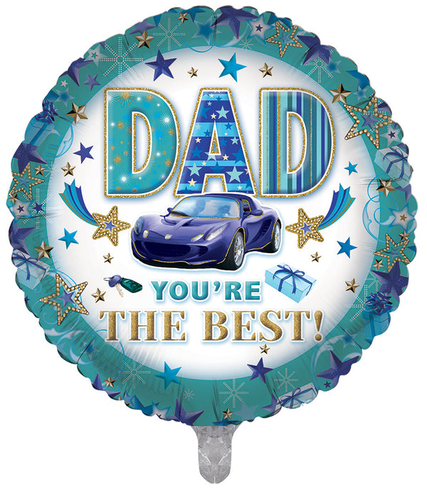 Dad You're the Best Foil Balloons - (18")
