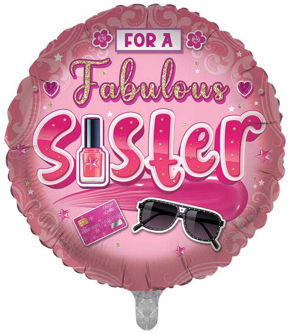 Special Sister Foil Balloons - (18")