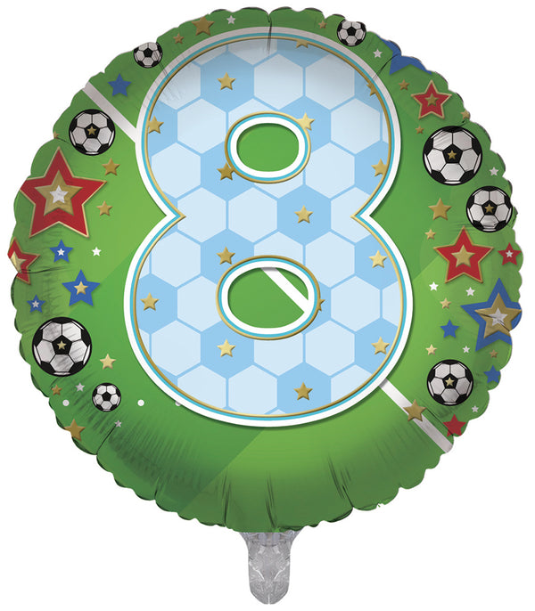 You're 8 Today Blue Foil Balloons - (18")