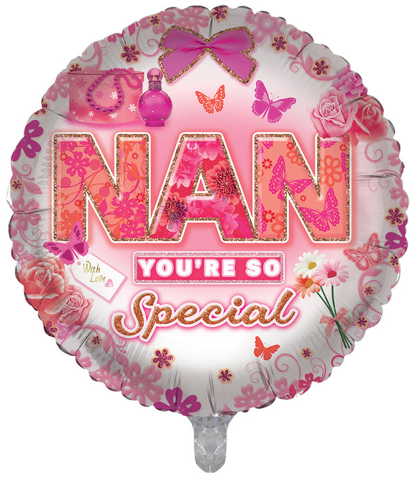 Special Nan Foil Balloons - (18")