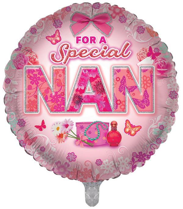 Special Nan Foil Balloons - (18")