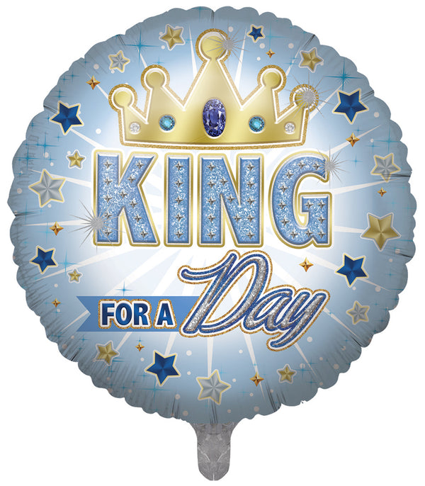 King for a Day Foil Balloons - (31")