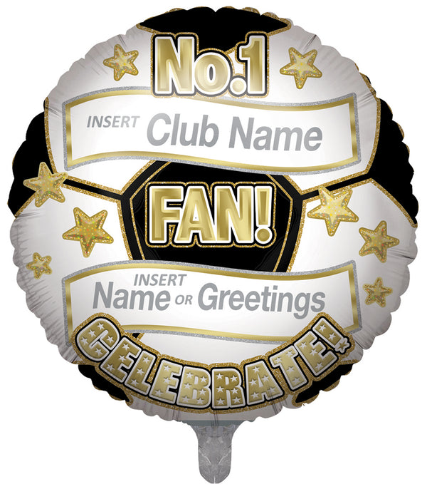Football Personalised Foil Balloons - (31")
