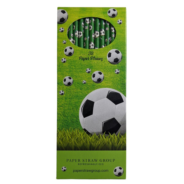 Football Paper Straw (38 Pack)