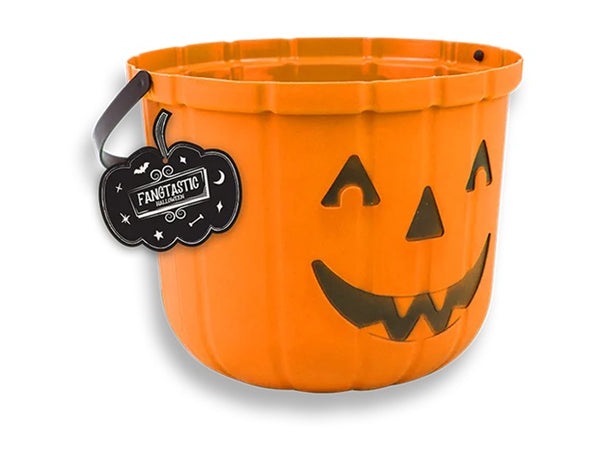 Halloween Pumpkin Bucket in 3 Assorted Colours