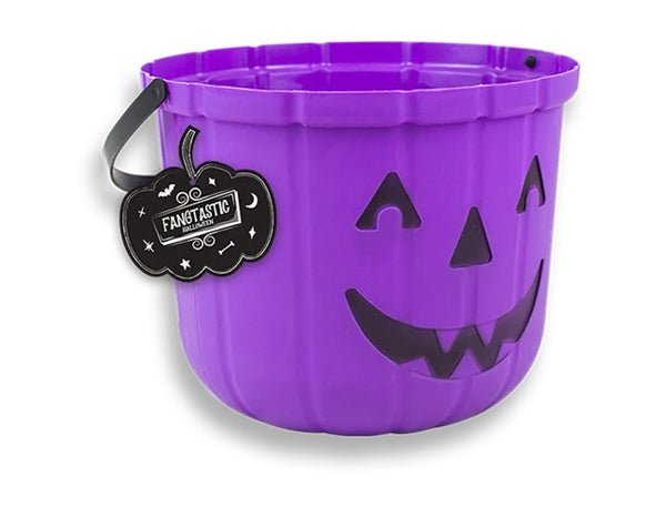 Halloween Pumpkin Bucket in 3 Assorted Colours