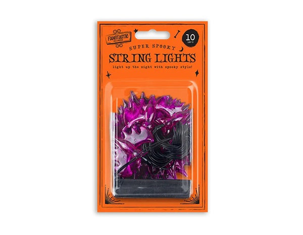 Spooky Novelty 10 LED String Lights in 4 Assorted Designs