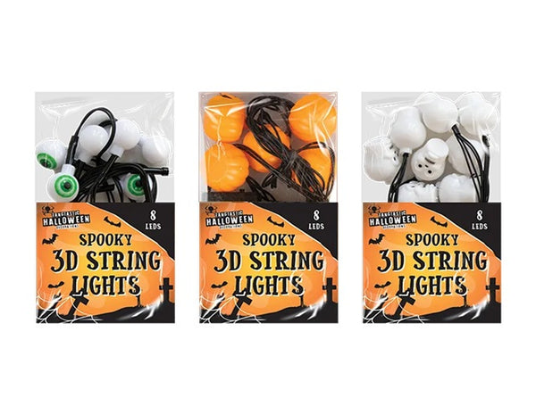 3D Halloween Lights in 3 Assorted designs