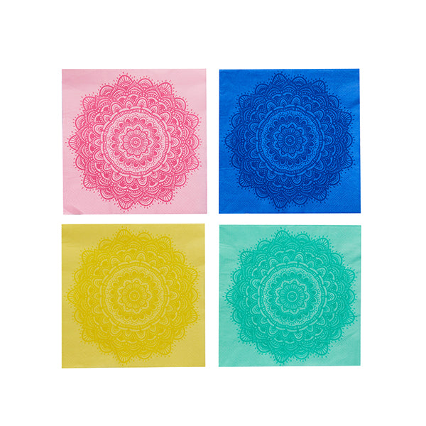 Mandala Paper Napkins - (16 Pack)
