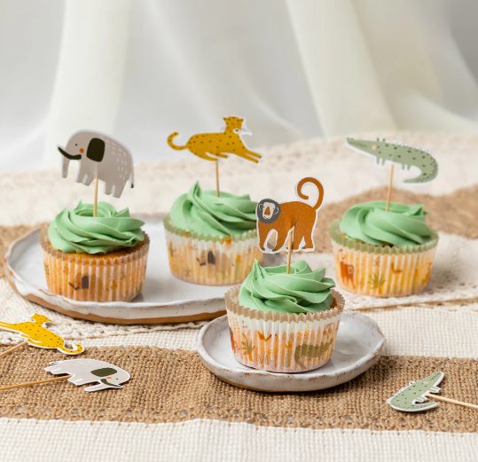 Safari Cupcake Cases - (60 Pack)