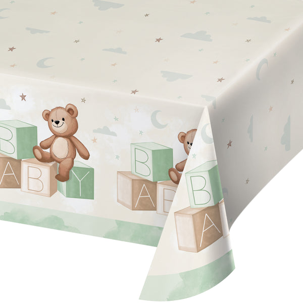 Teddy Bear Paper Tablecover All Over Print