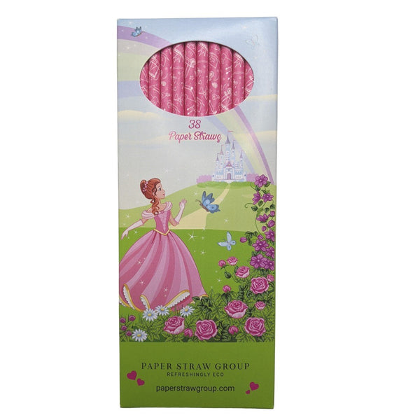 Princess Paper Straw (38 Pack)