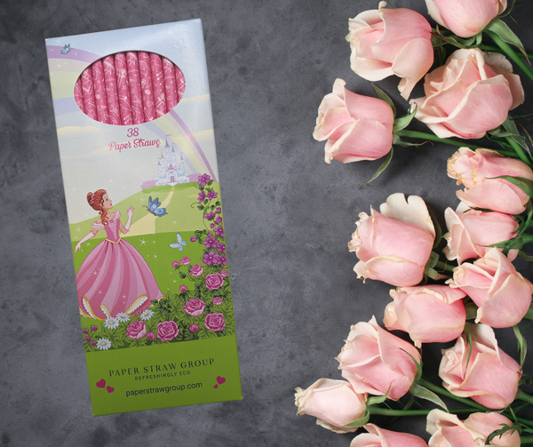 Princess Paper Straw (38 Pack)