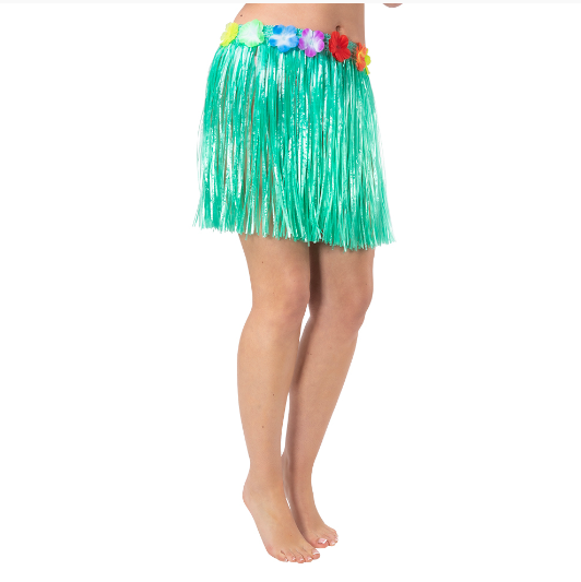 Hula Skirt Green 14+ - (40cm)