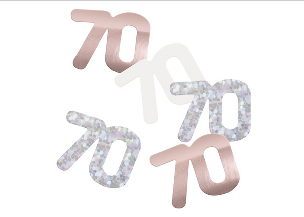 GLITZ 70 Rose Gold Foil Confetti  - (14g)