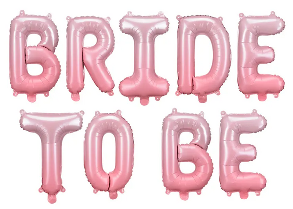 Foil Balloon Bride to be Pink - (350x45 cm)