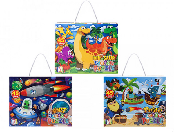 PUZZLE for BOY 45 PIECES IN 3 ASSORTED DESIGNS