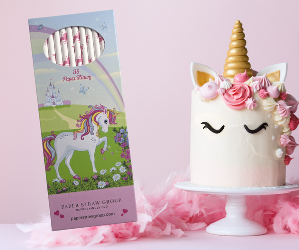 Unicorn Paper Straw (38 Pack)