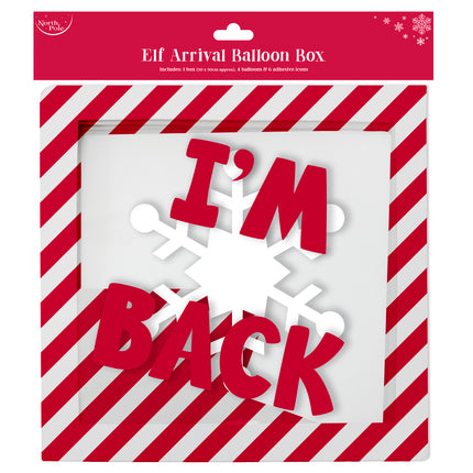 CHRISTMAS CANDY STRIPE BALLOON BOX