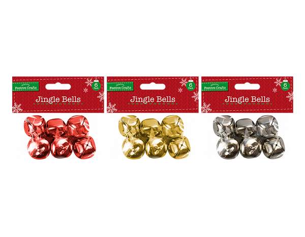Extra Large Jingle Bells - (6 Pack)