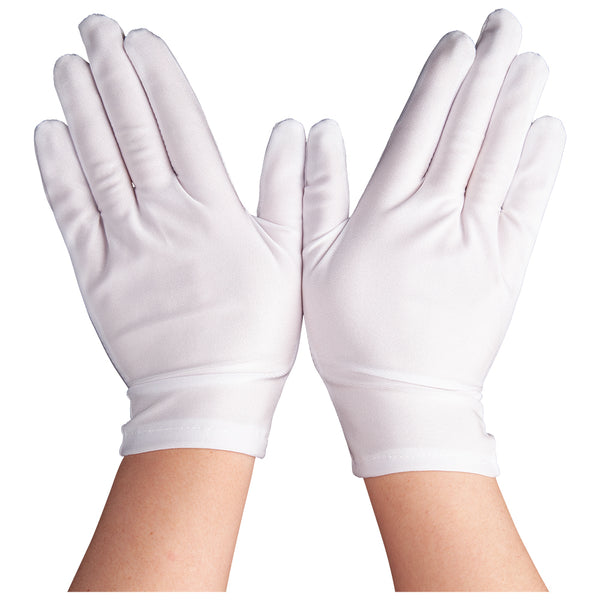 Ladies Short Gloves - White