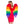 Load image into Gallery viewer, Large Rainbow Feather Wings - (75x75cm)
