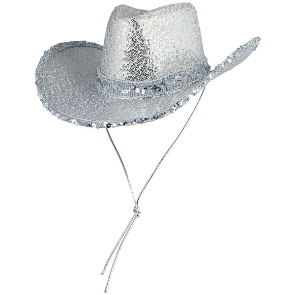 Texan Cowgirl - Silver Sequin