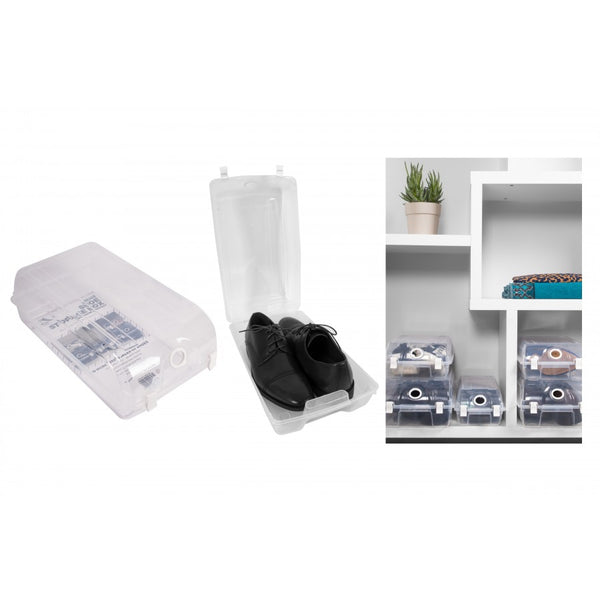 SHOE STORAGE BOX MENS (36x21x13cm)