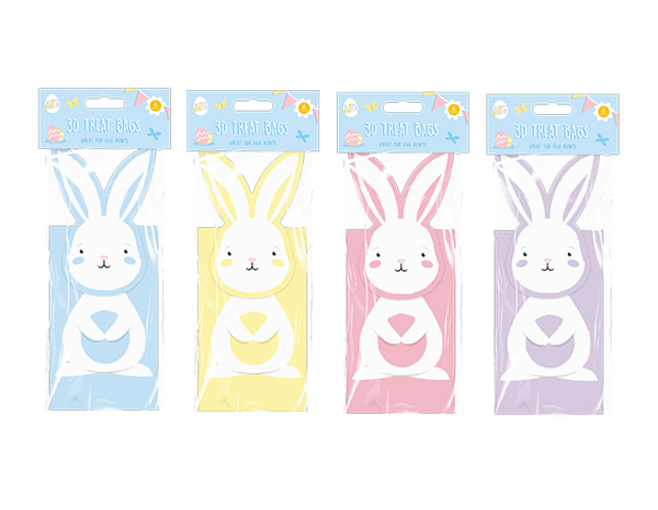 Easter 3D Character Treat Bags in 4 Assorted Colours