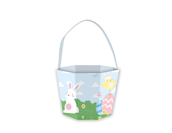 Easter Printed Bucket in 4 Assorted Designs