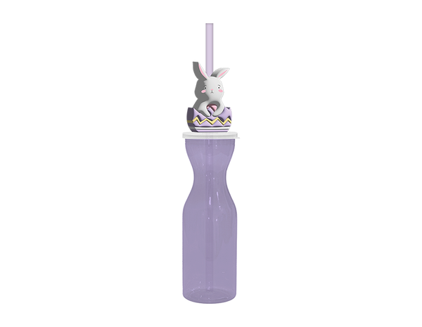 Easter Re-usable Plastic Bottle in 3 Assorted Designs